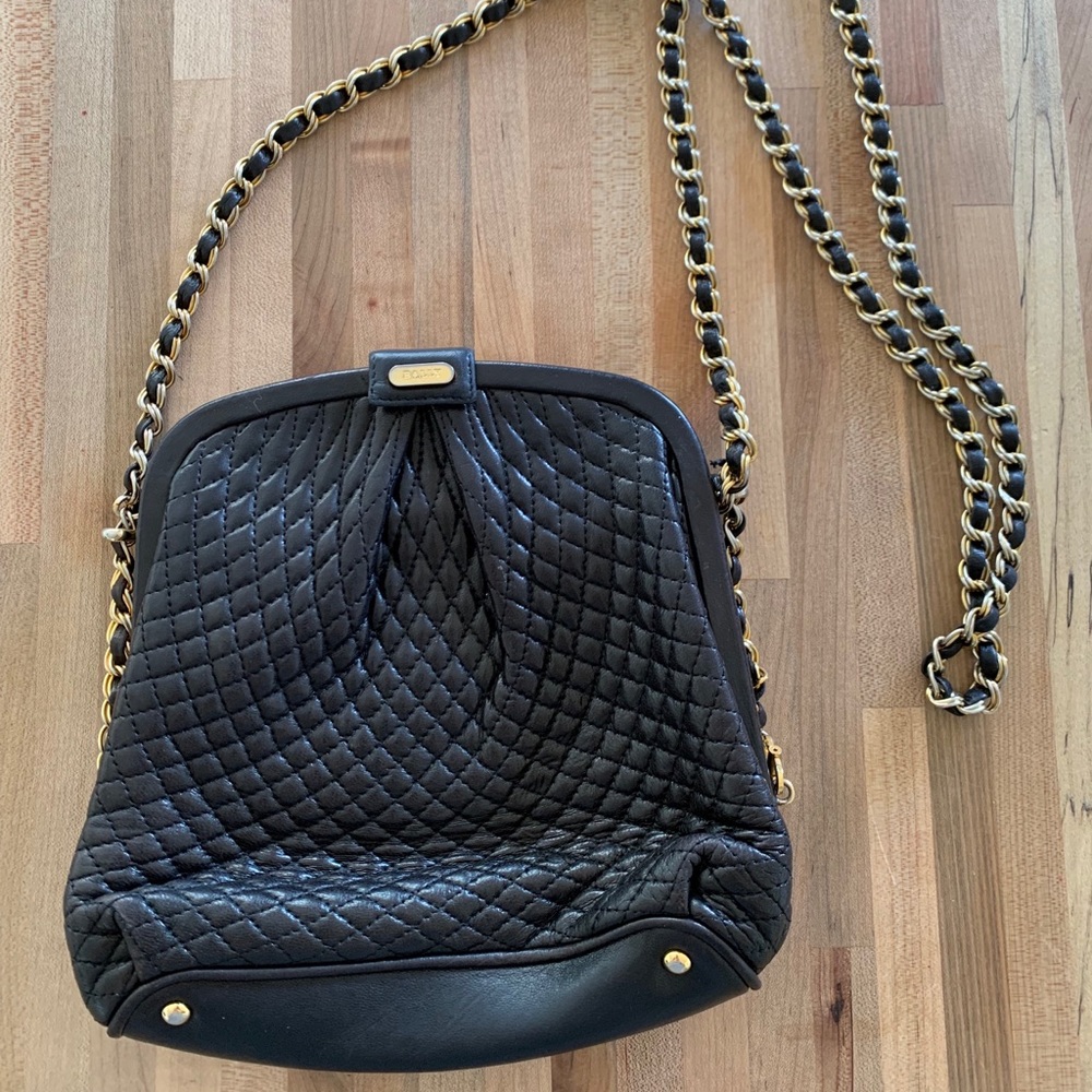 Bally original classic quilted black shoulder bag